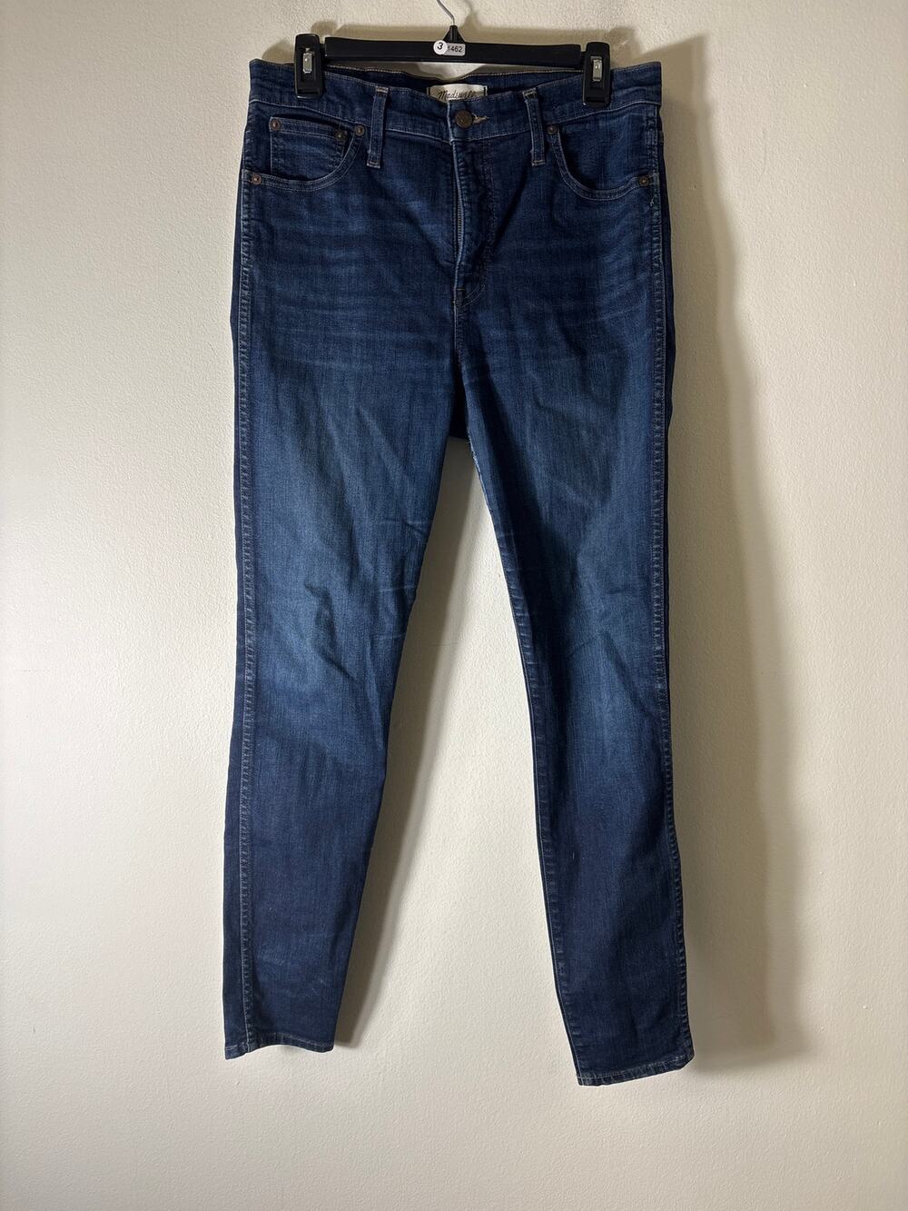 Madewell Dark Wash Tapered Leg Denim Sz 30